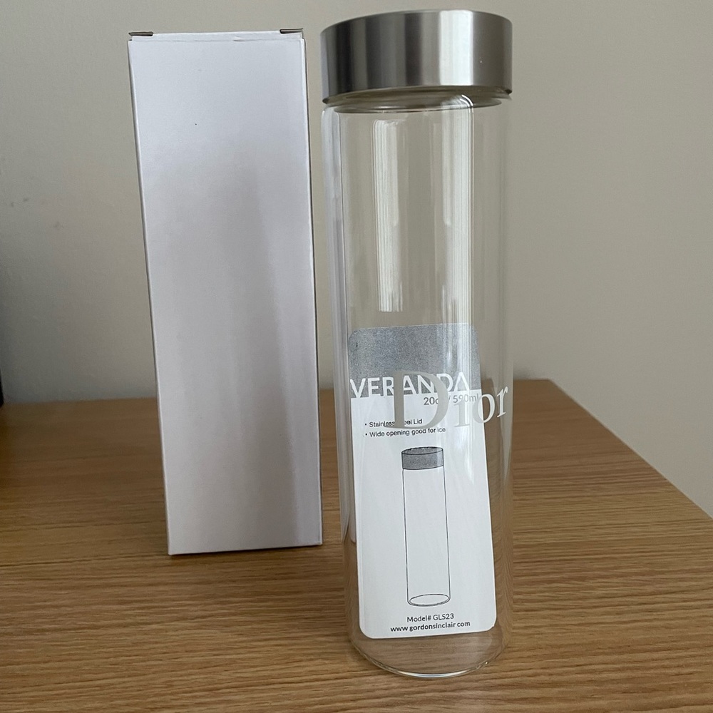 BRAND NEW - Dior Glass Water Bottle